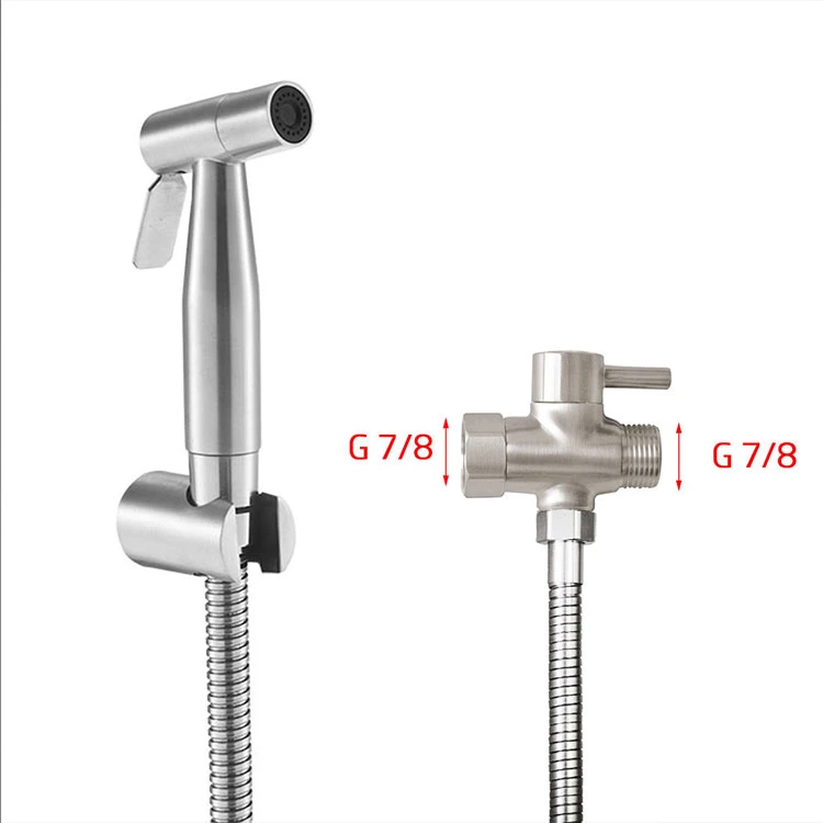 Brass Toilet Bidet Sprayer T Adapter Valve G7/8 G1/2 G3/8 for America Europe UK Australia Canada Standards