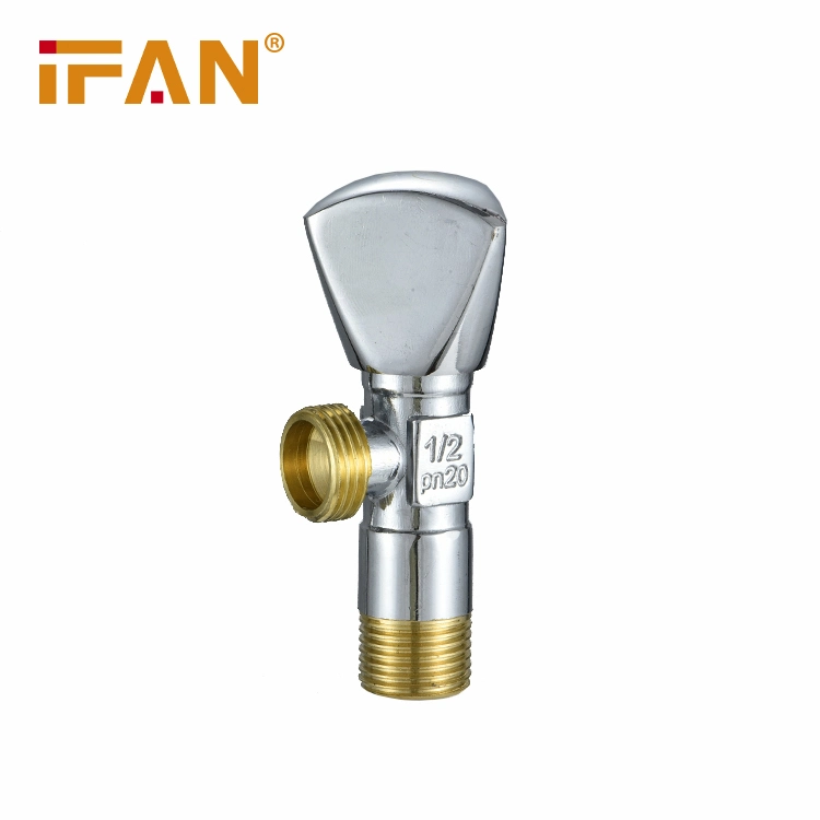 Ifan Quality-Assured Traditional Design Kitchen Toilet Plumbing Materials Brass Angle Valve