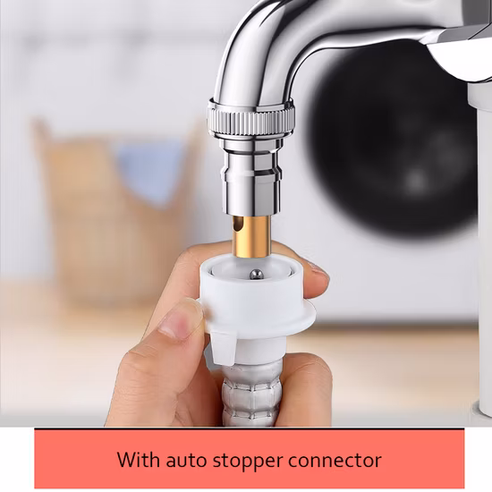 トイレアングルバルブフラッシュガン蛇口逆止弁ダブルスパウトガンノズルウォッシャー付きトイレ給水バルブ。