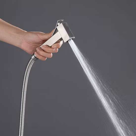 つや消し真鍮 304 ステンレス鋼の水平シャッタフ トイレ ビデ