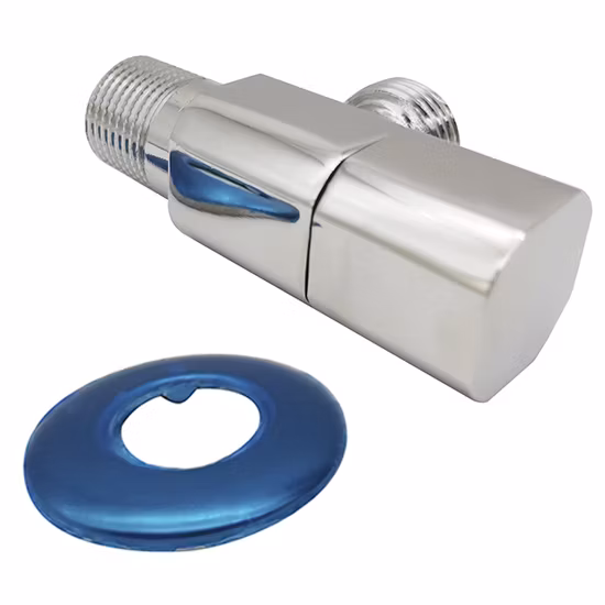 1/2X1/2 インチ真鍮アングルバルブウォーターバルブバスルームとキッチン用 ND906