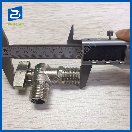 配管材質：ニッケル、浴室、トイレ、黄銅、水アングルバルブ