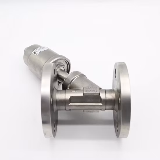 角型全回転2出口立形ボールアングルバルブSUS304化粧カバー付